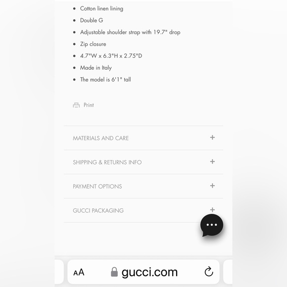 Gucci Ophidia mini bag brand new wrapped. White with beige - Picture 7 of 7